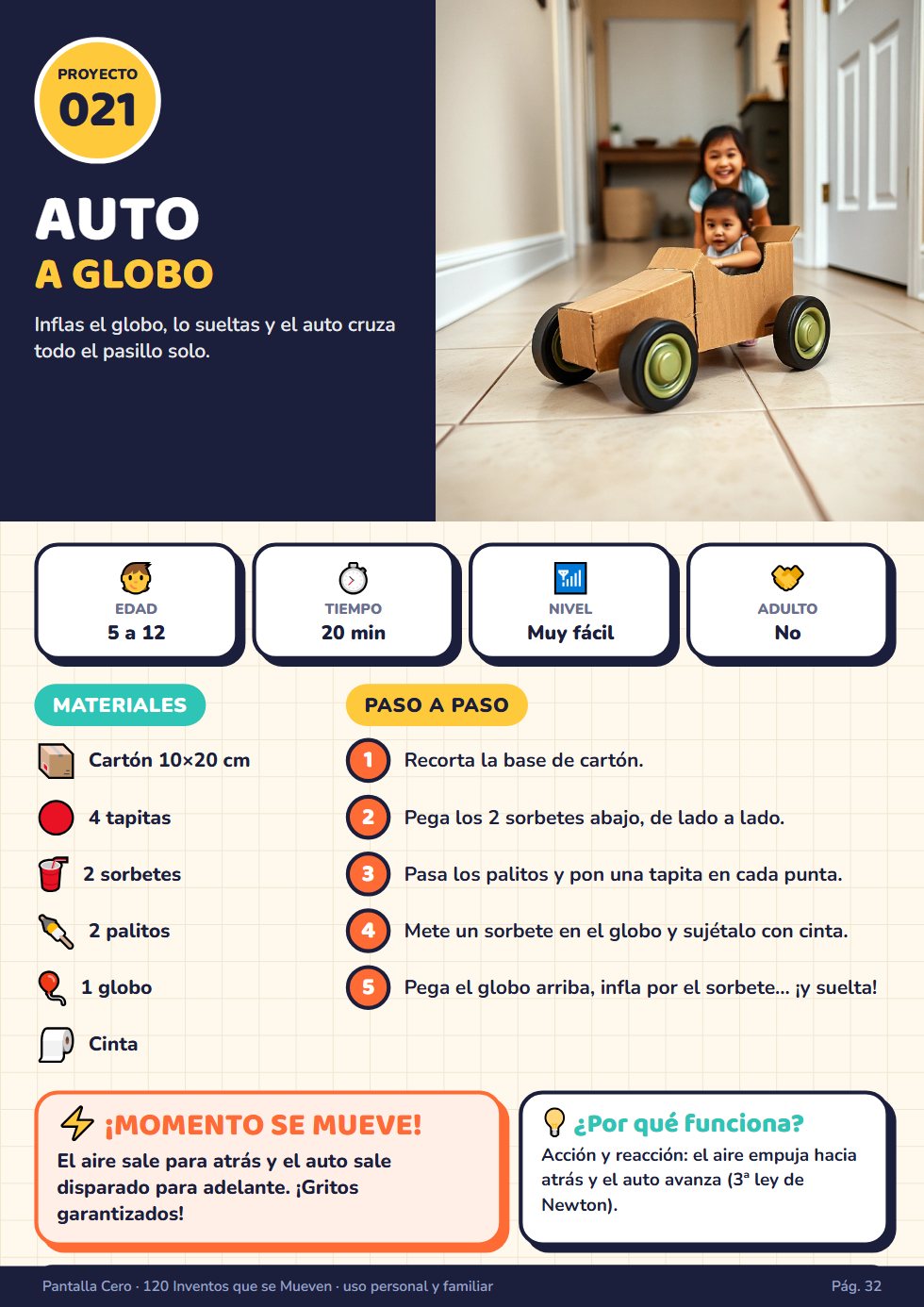 Proyecto 021: Auto a globo
